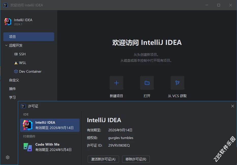 JetBrains IntelliJ IDEA 2024.1.0 中文激活版