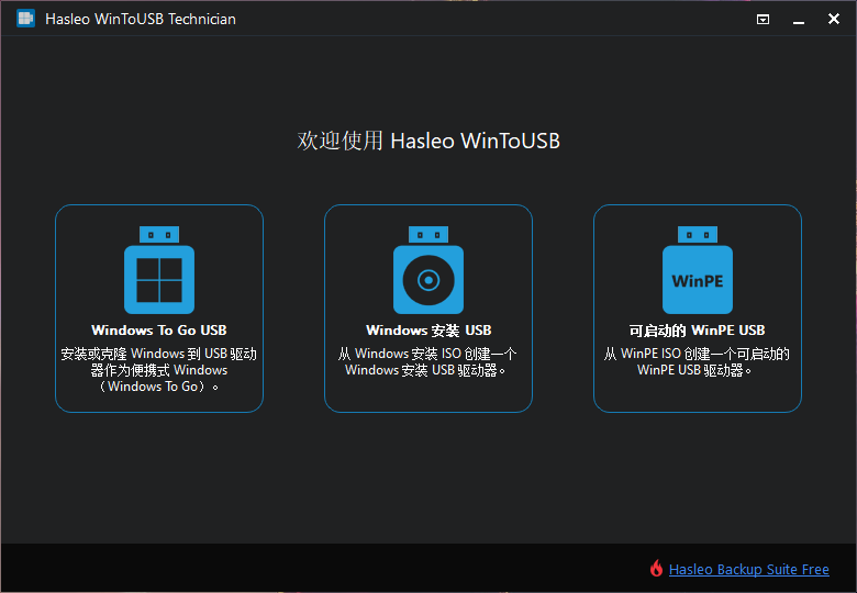 WinToUSB Technician(系统安装工具) v7.9.1 免激活便携版
